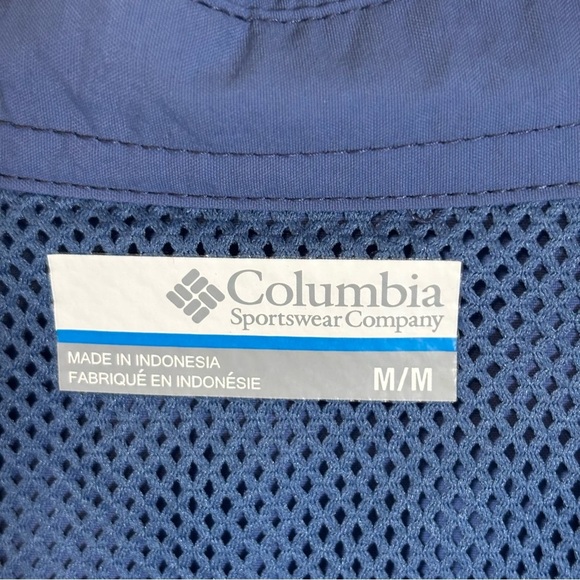 Columbia Long Sleeve Button-Down PFG Vented Fishing Shirt-Blue-Women Medium - Picture 5 of 6